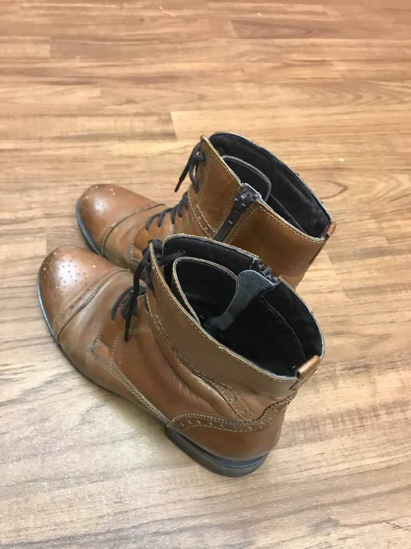 Vintage-Schuhe Schnürstiefel Gr.41