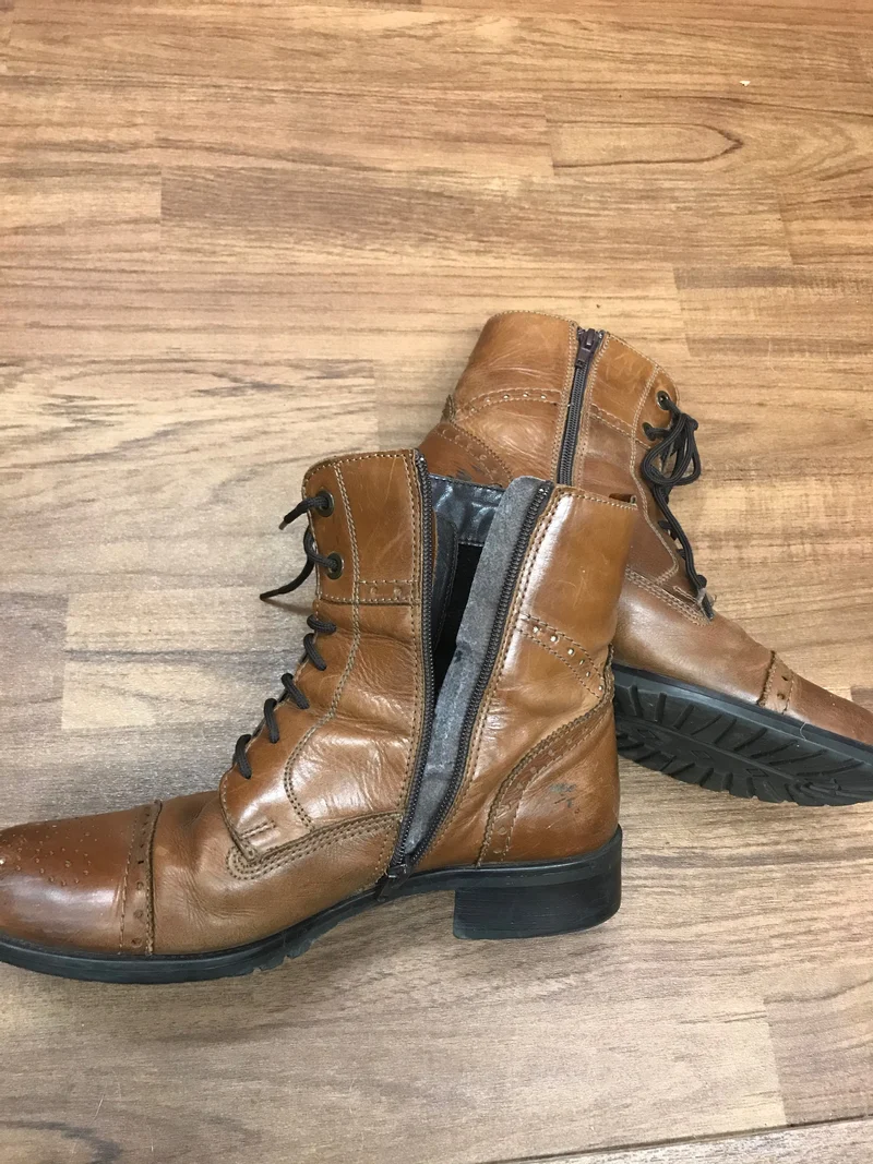 Vintage-Schuhe Schnürstiefel Gr.41