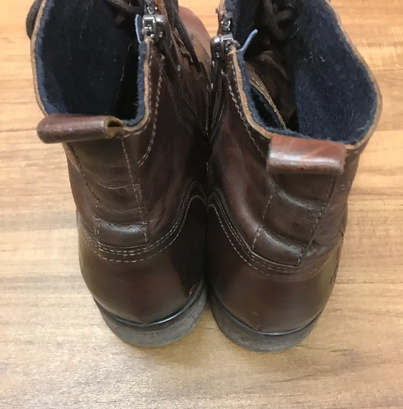 Vintage-Schuhe Herrenstiefel Mustang – Gr. 44