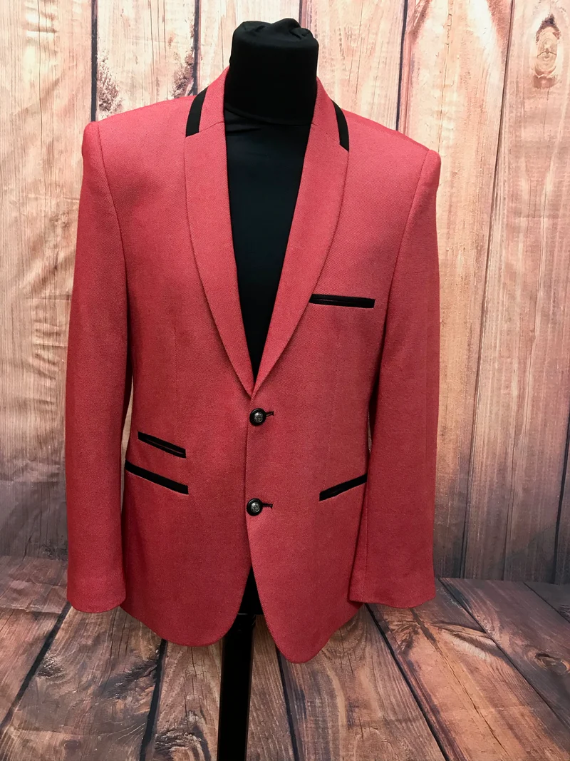 Rotes Sakko „Daniel Rozzi“ – ca. Gr. 48