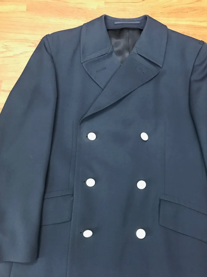Uniform Mantel Militär dunkelblau