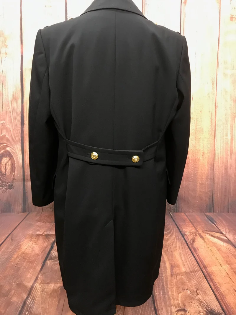 Original Marine Offiziersmantel Schwarz – Größe 52