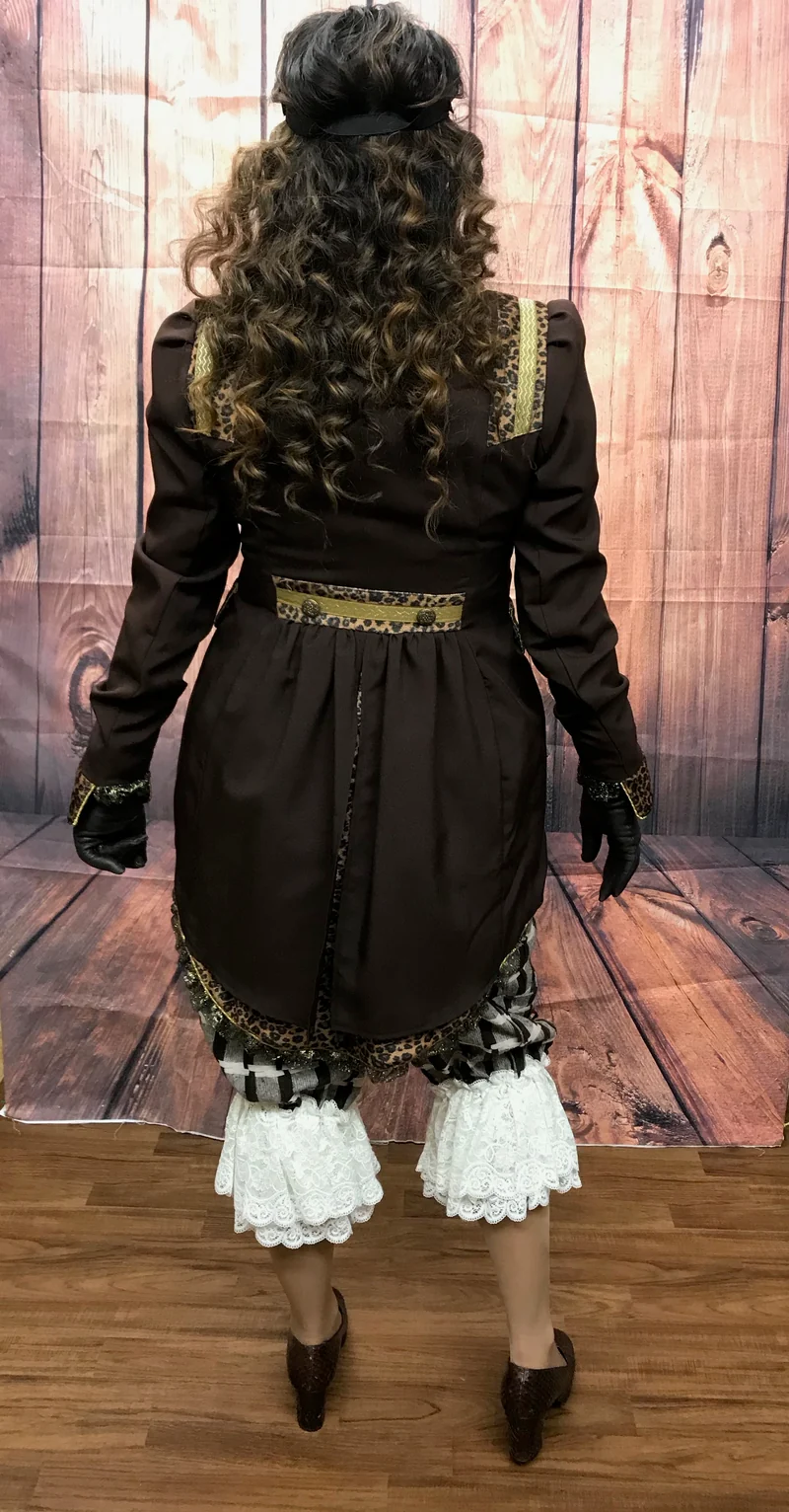Steampunk Damen Outfit Gr. 42 – Jacke, Bloomers & Corsage