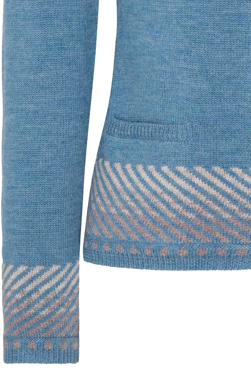 Damen Kapuzen-Strickjacke