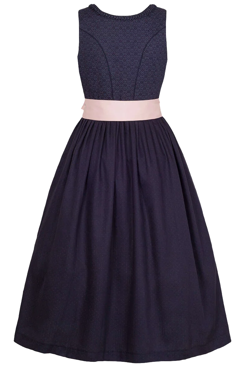 Baumwoll-Umstandsdirndl marine