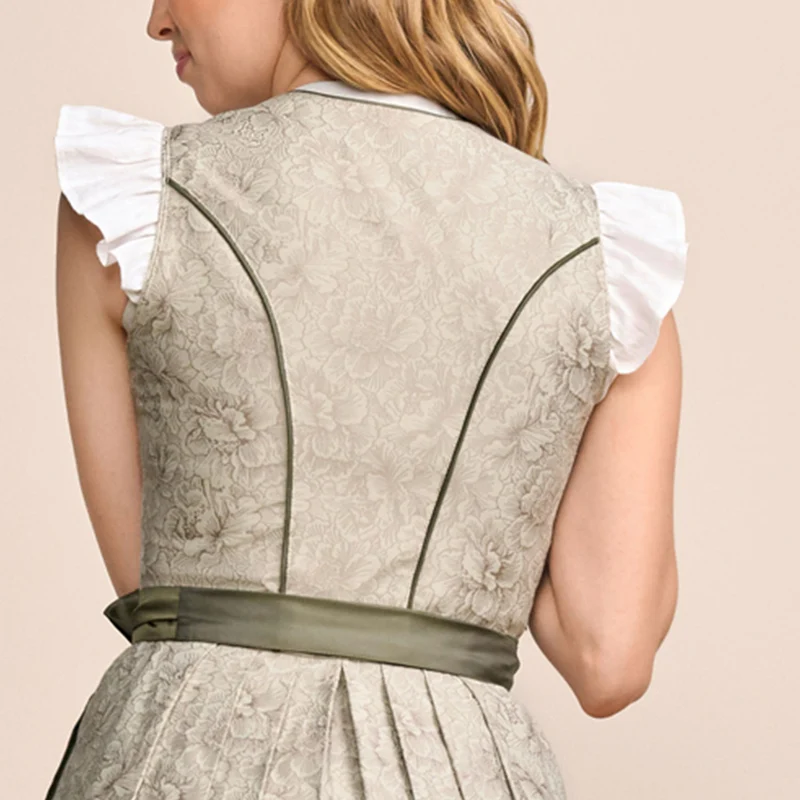 Krüger Collection Dirndl "Aniani" 414069 | Schilf 70cm