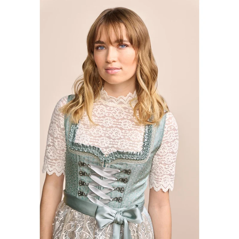 Krüger MADL Dirndl "Lilinoe" 416269 | Türkis 50cm