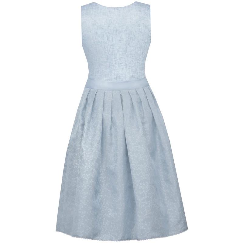 MarJo Trachten Dirndl "Neubiberg" 919765 | Babyblau 65cm