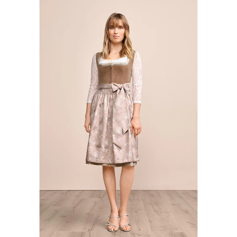 Krüger MADL Dirndl "Elinda" 414869 | Natur 60cm