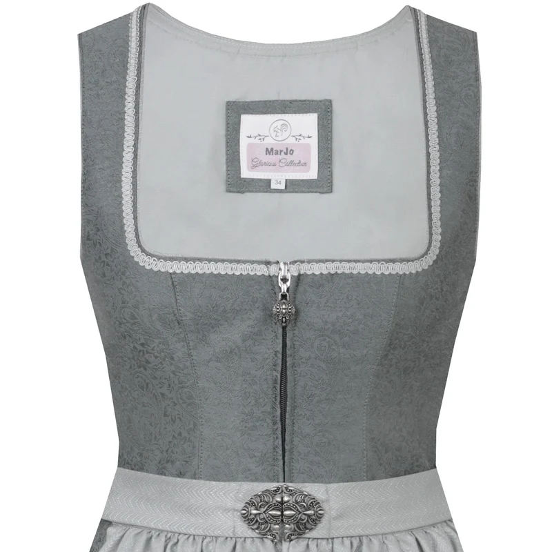 MarJo Trachten Dirndl "Seßlach" 920265 | Gletscher 65cm