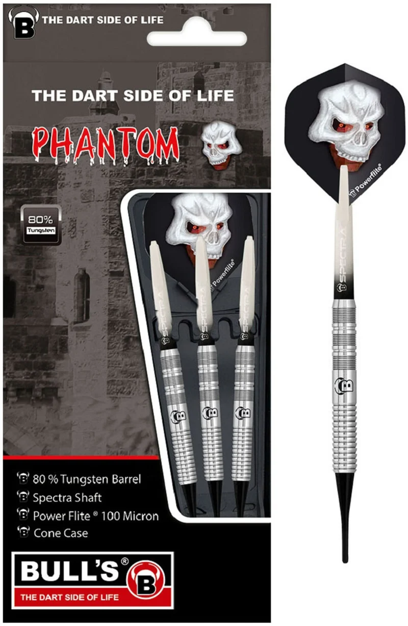 BULL'S Dartpfeil Phantom PT1 Soft Dart | 18 Gr.