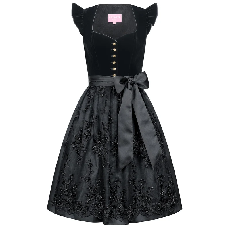 Melissa Naschenweng x Krüger Dirndl Midnight Schwarz 60cm Kollektion 2026