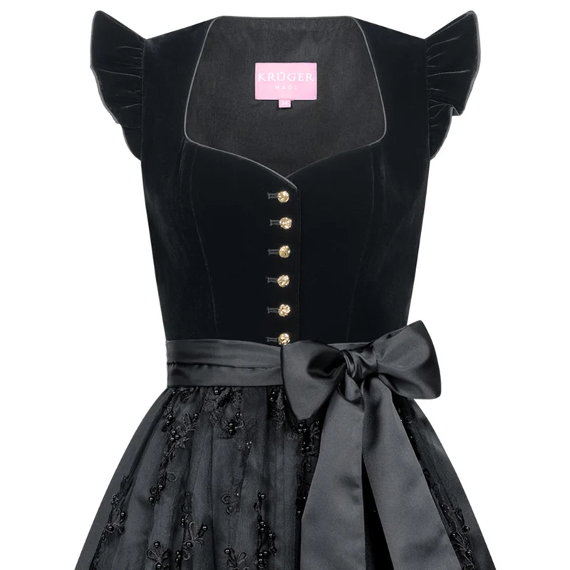 Melissa Naschenweng x Krüger Dirndl Midnight Schwarz 60cm Kollektion 2026
