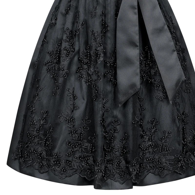 Melissa Naschenweng x Krüger Dirndl Midnight Schwarz 60cm Kollektion 2026