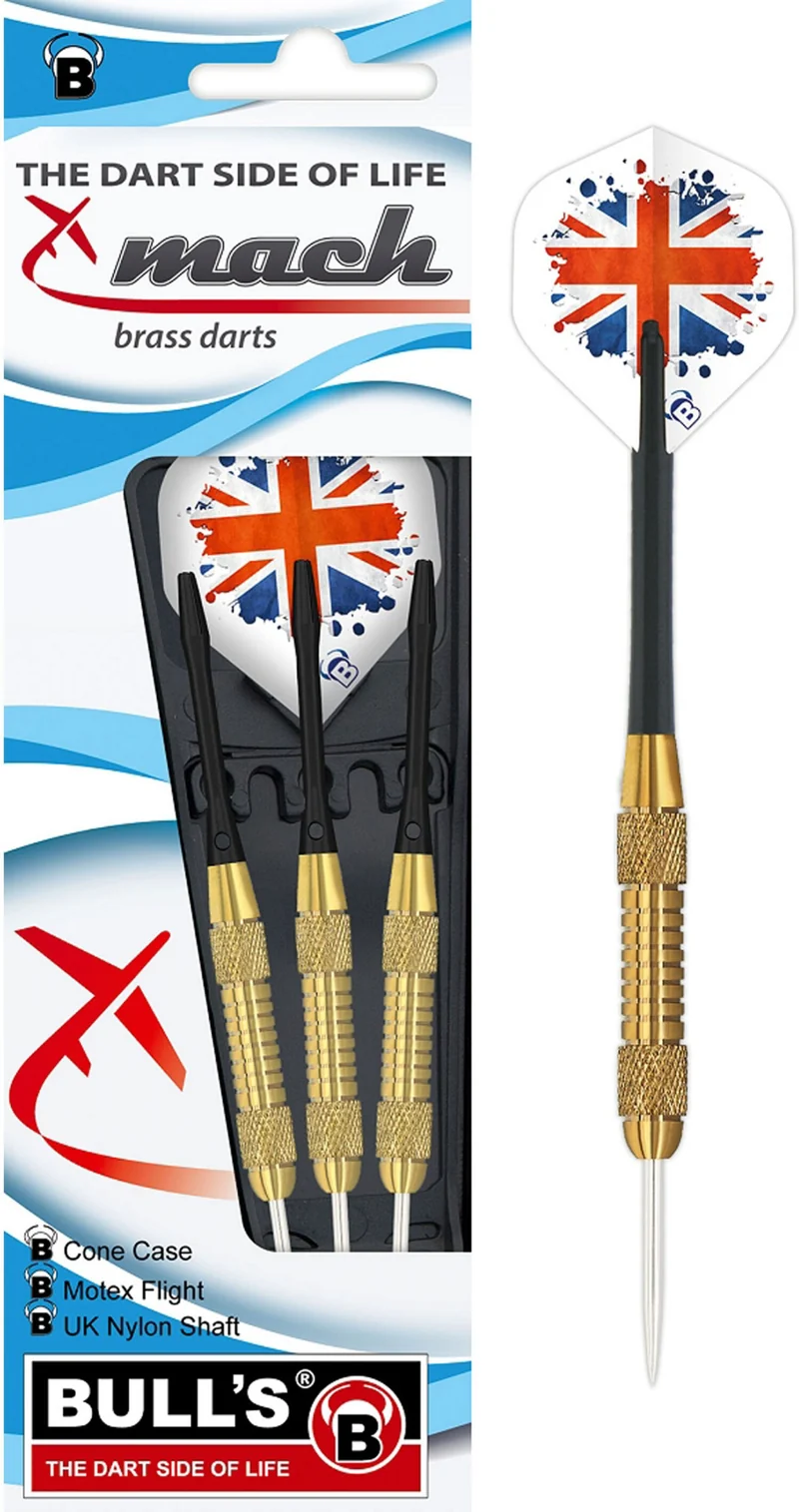 BULL'S Dartpfeil Mach Steel Dart | 19 Gr.