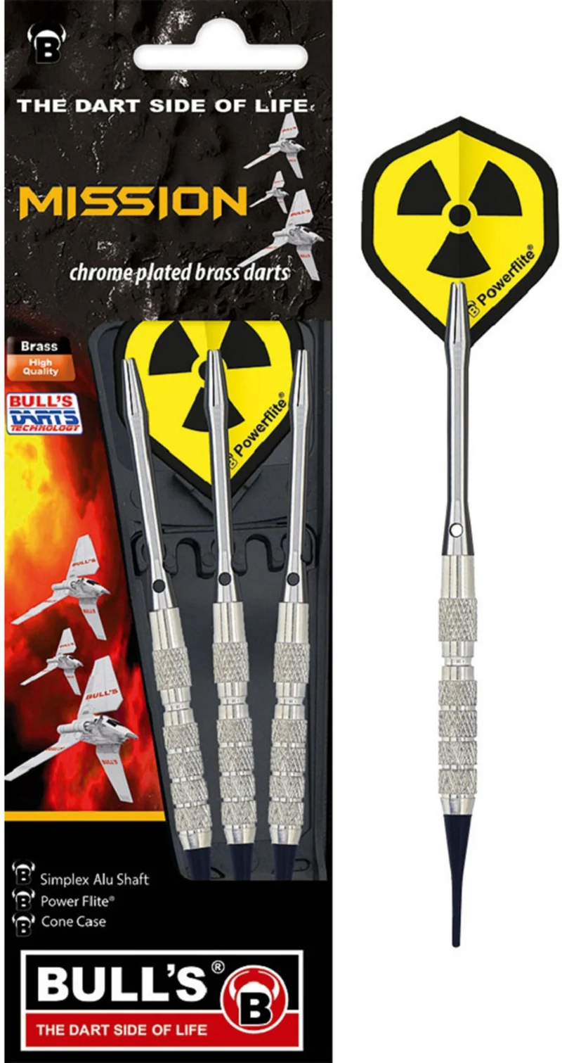 BULL'S Dartpfeil Mission Soft Dart | 18 Gr