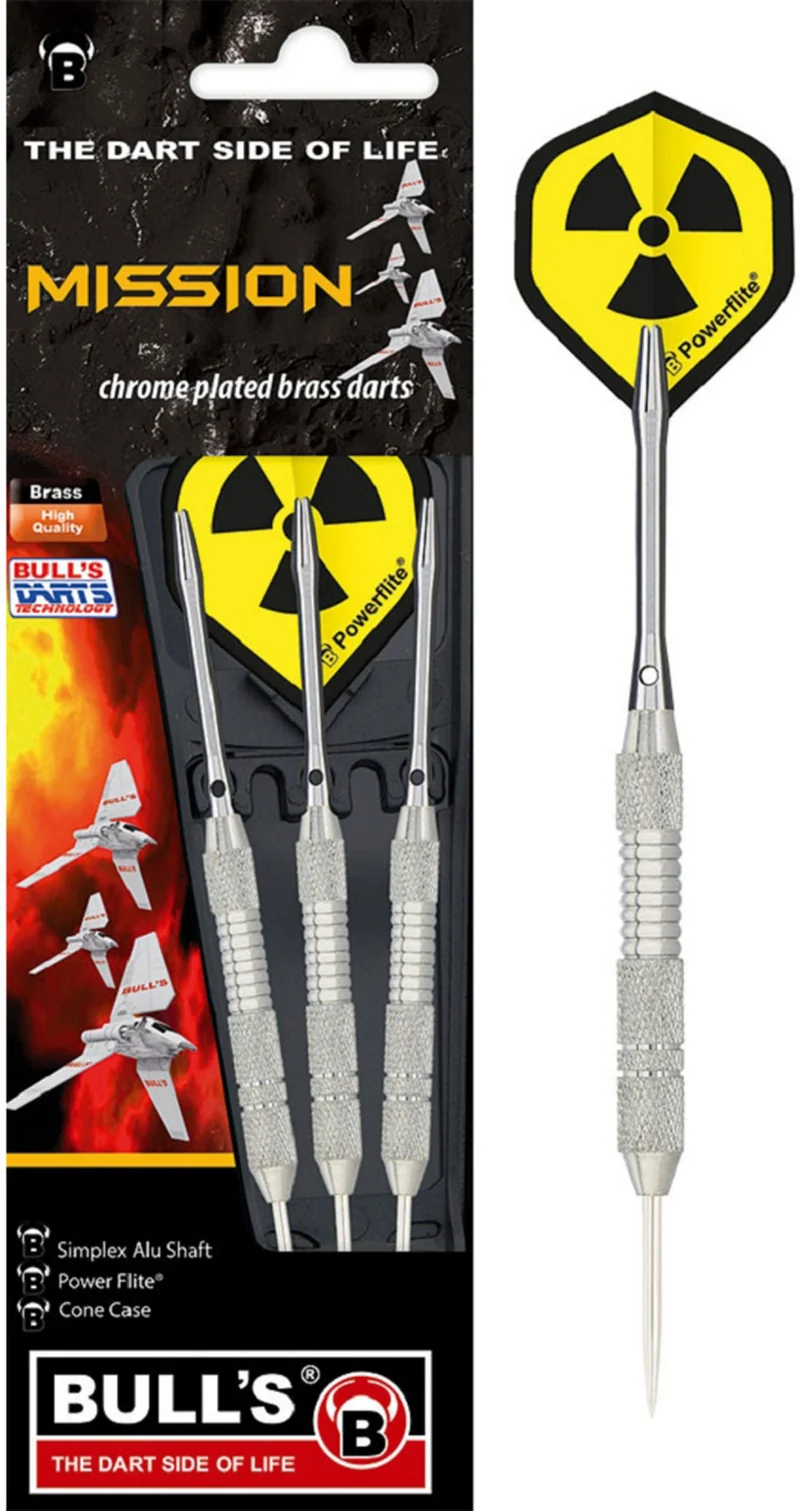 BULL'S Dartpfeil Mission Steel Dart | 24 Gr.