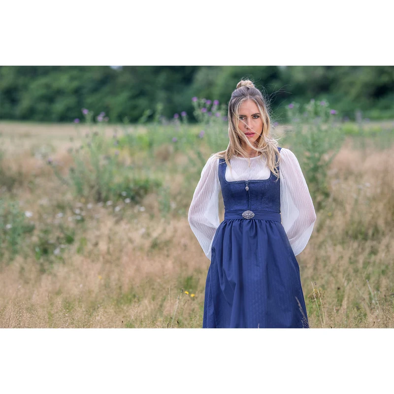 MarJo Trachten Dirndl "Seßlach" 920265 | Marine 65cm