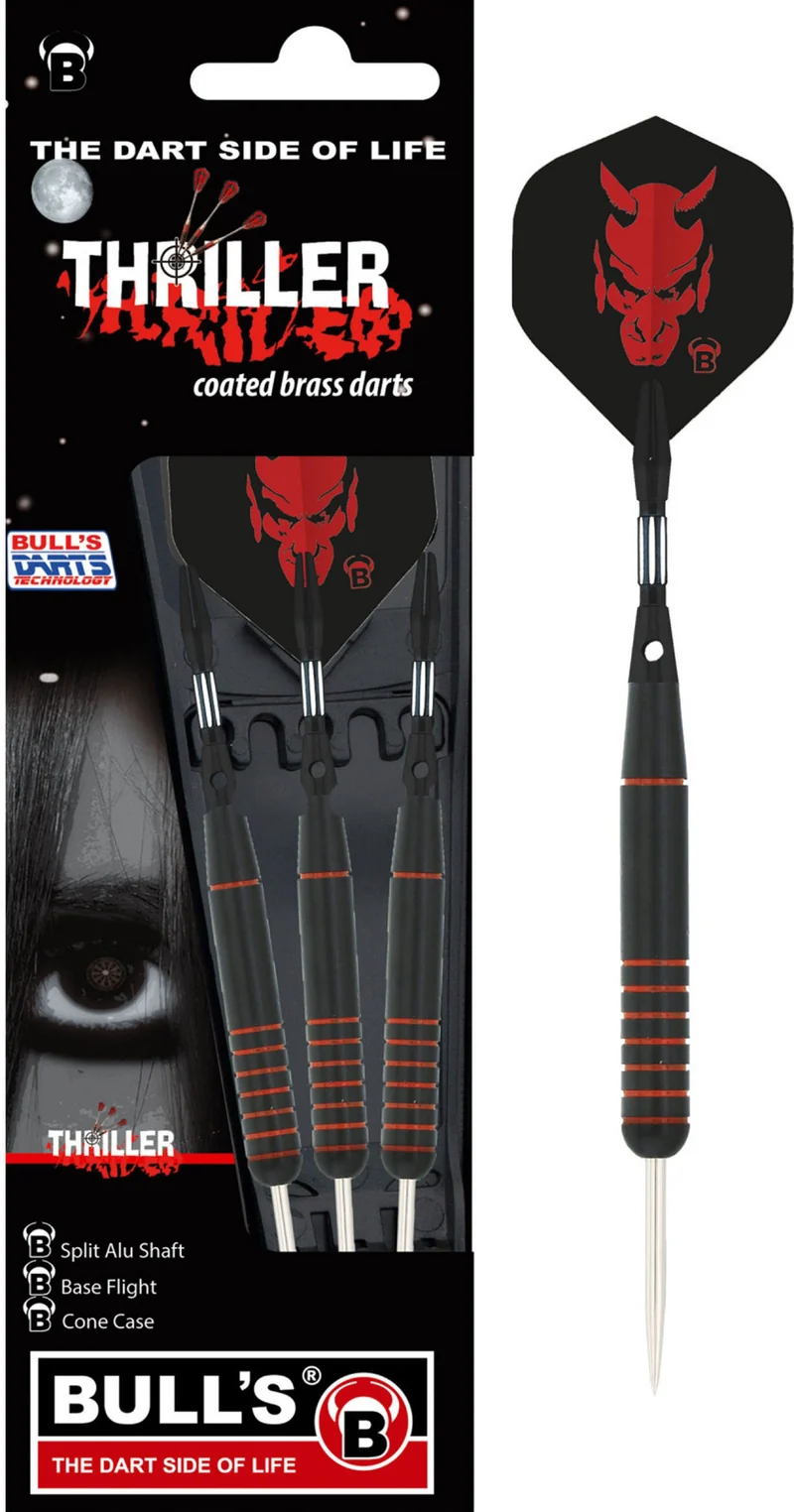 BULL'S Dartpfeil Thriller Steel Dart | 23 Gr.