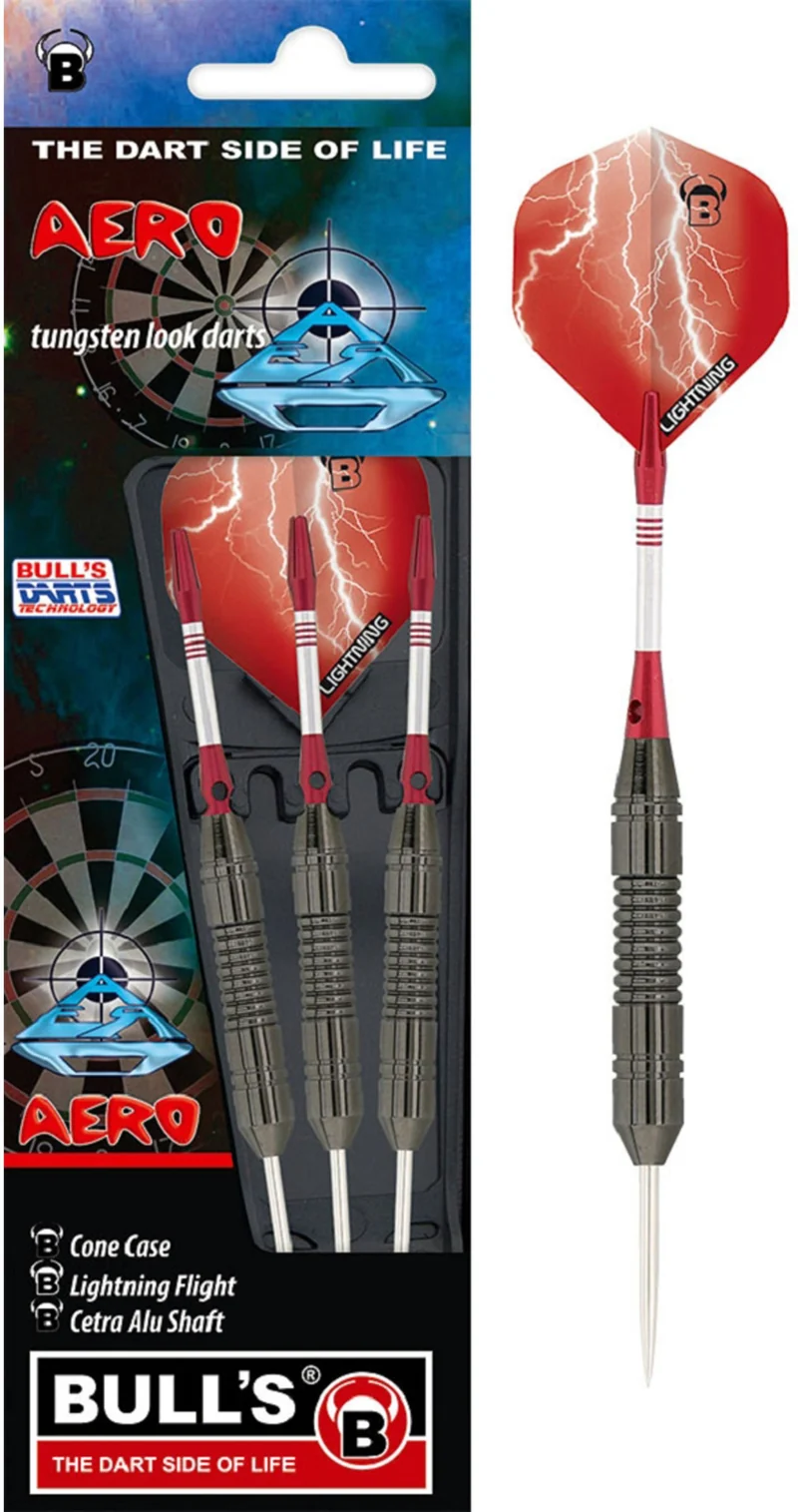 BULL'S Dartpfeil Aero Steel Dart | 20 Gr.