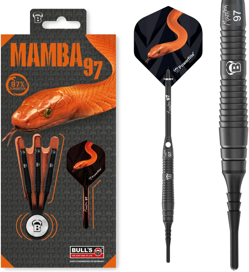 BULL'S Dartpfeil Mamba-97 M4 Soft Dart | 16 Gr.