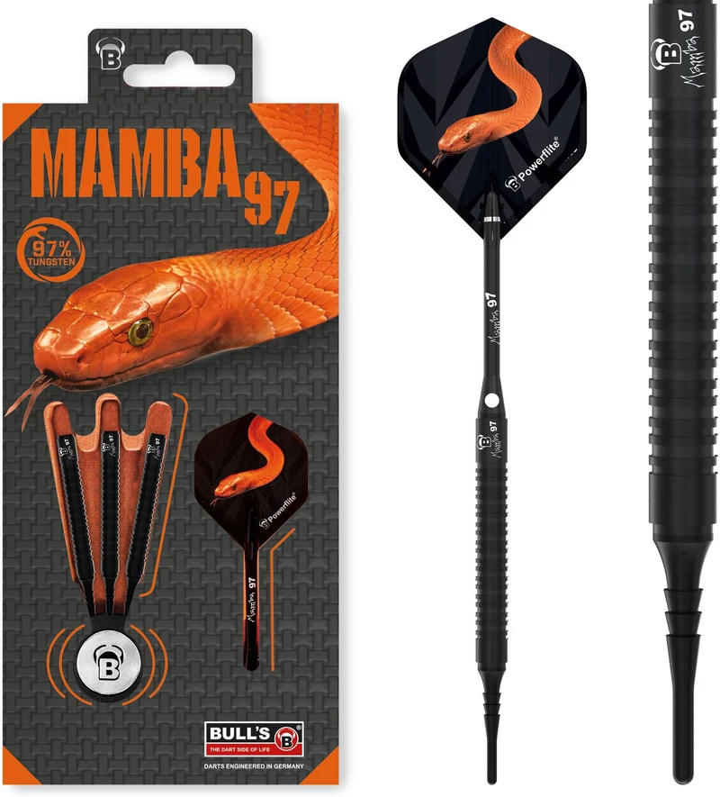 BULL'S Dartpfeil Mamba-97 M2 Soft Dart | 18 Gr.