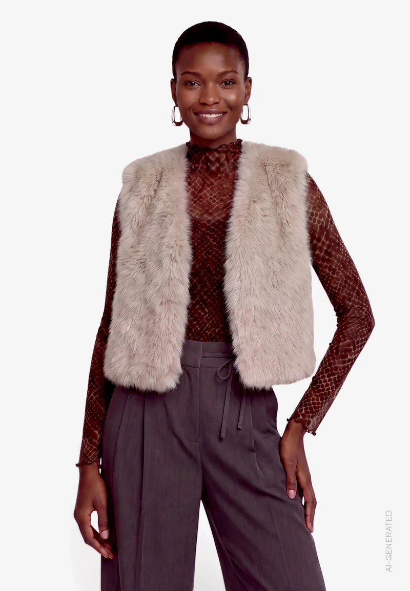 Jersey-Sweater mit Pailletten