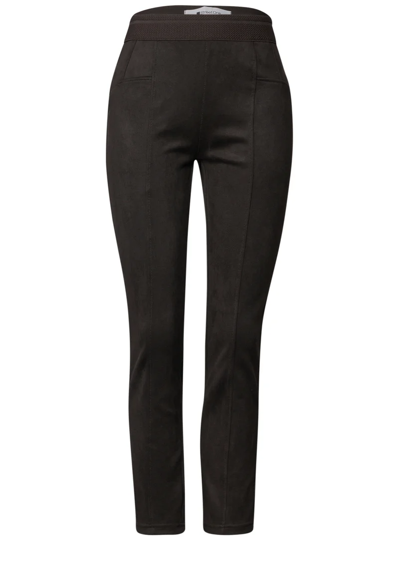 HOPE HW Skinny Leg Hose aus Velours