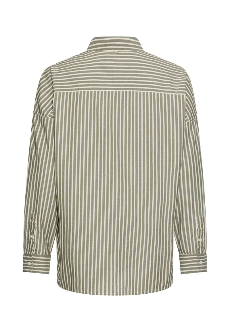 Baumwollbluse mit Knopfleiste
