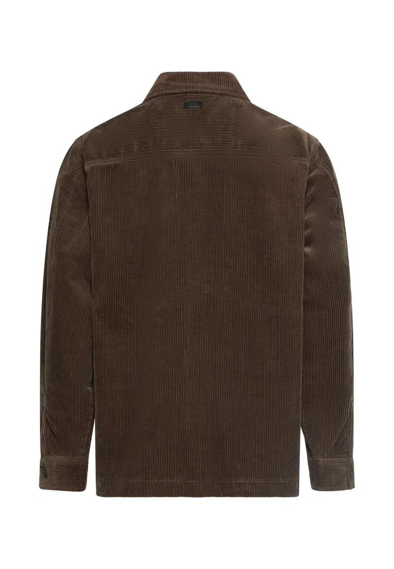 Cord Overshirt mit Kentkragen