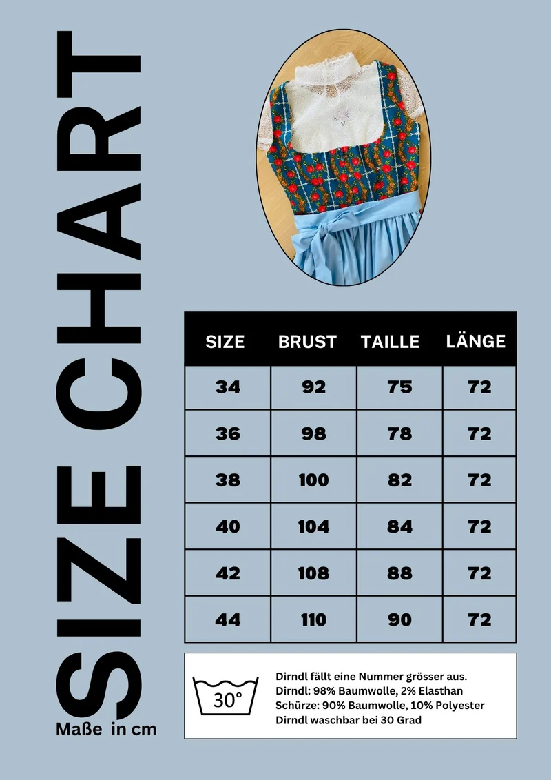 Retro Dirndl "Rosal"