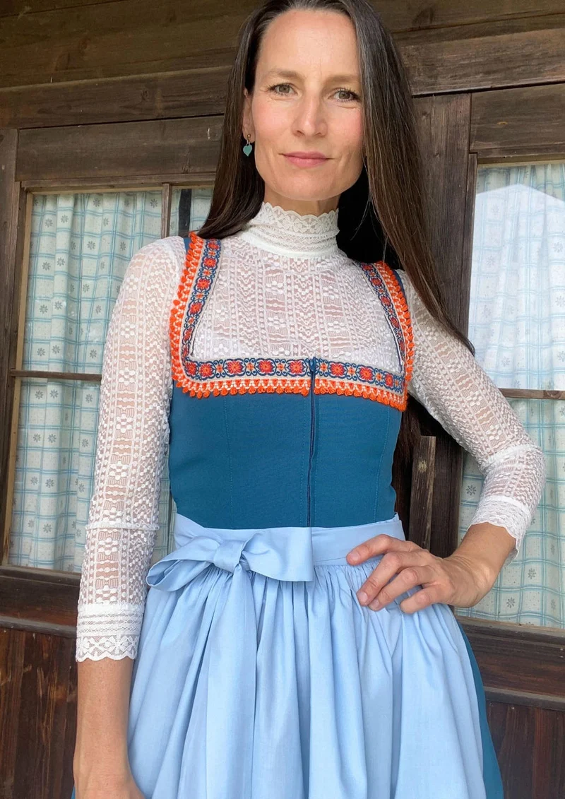 Dirndl "Petrol"
