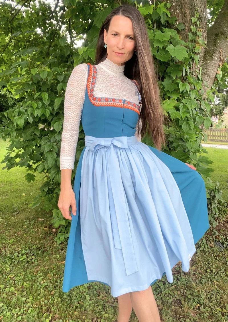 Dirndl "Petrol"
