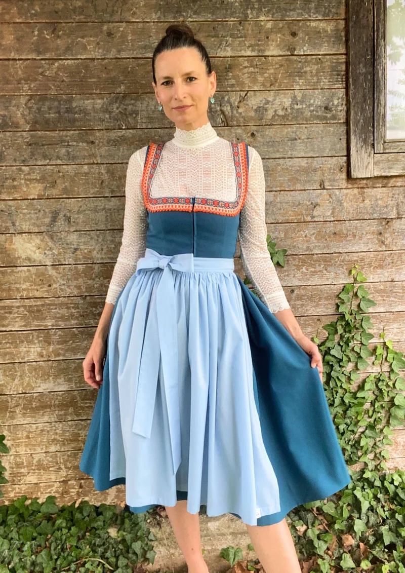Dirndl "Petrol"