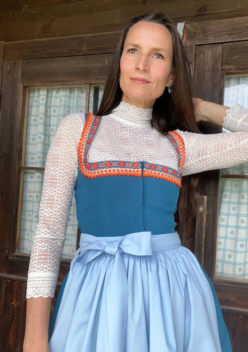 Dirndl "Petrol"