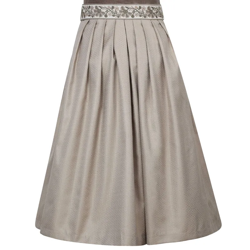 MarJo Dirndl Freudensee Karibu Gerader Ausschnitt Cord 70cm