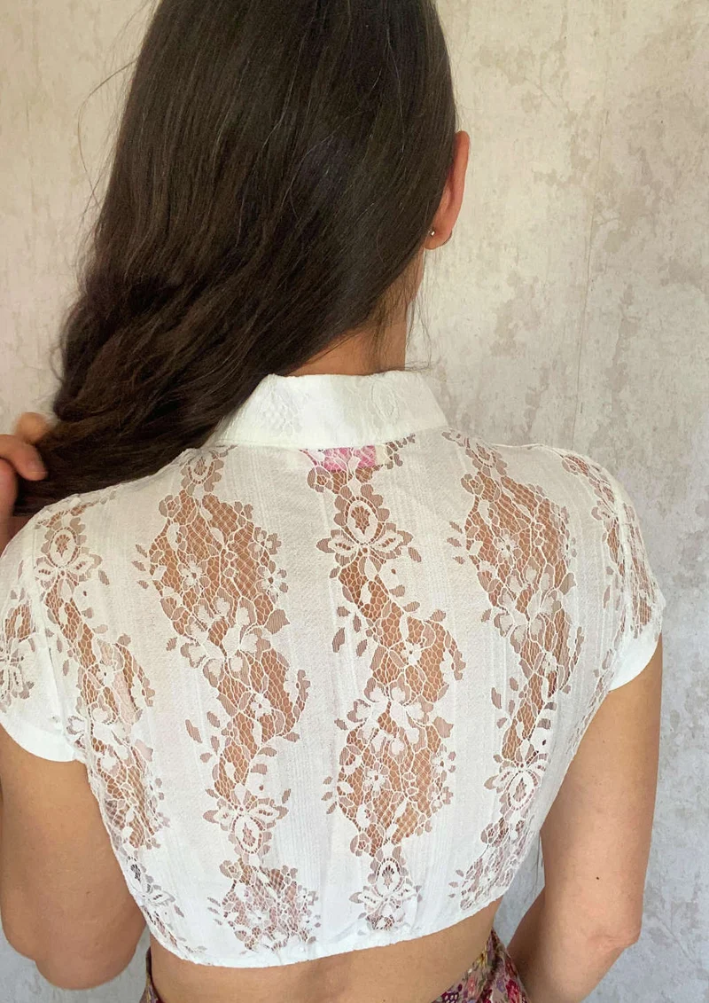 Dirndlbluse "Tropfen"