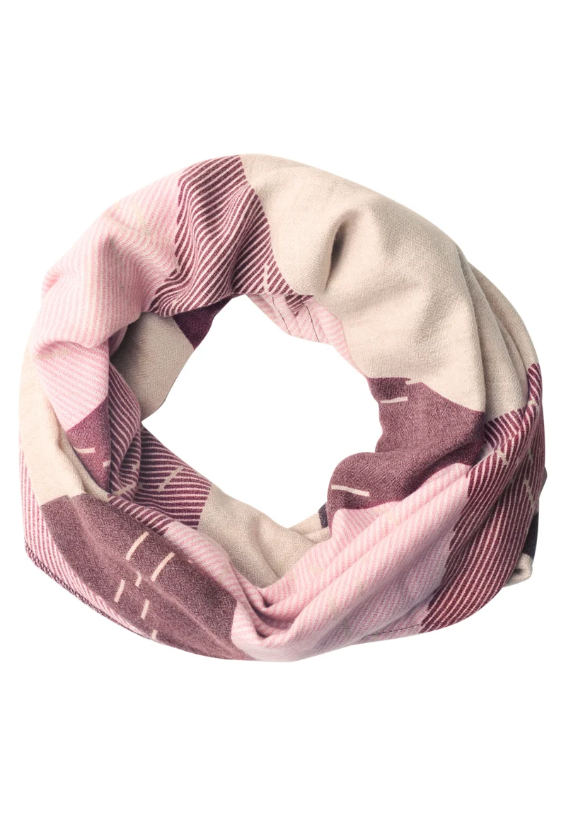 Loop-Schal mit Argyle-Muster