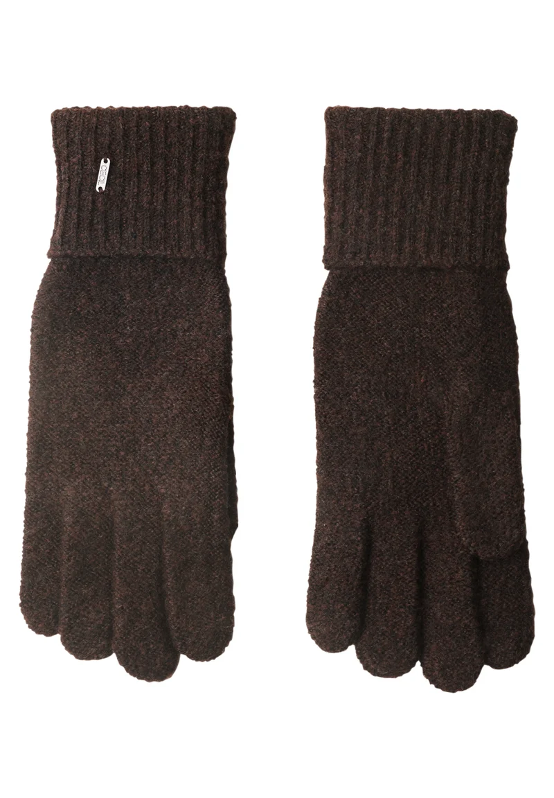 Handschuhe in Melange-Optik