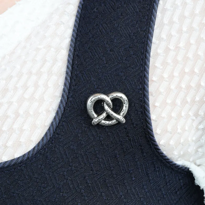 MarJo Anstecker Breze Altsilber