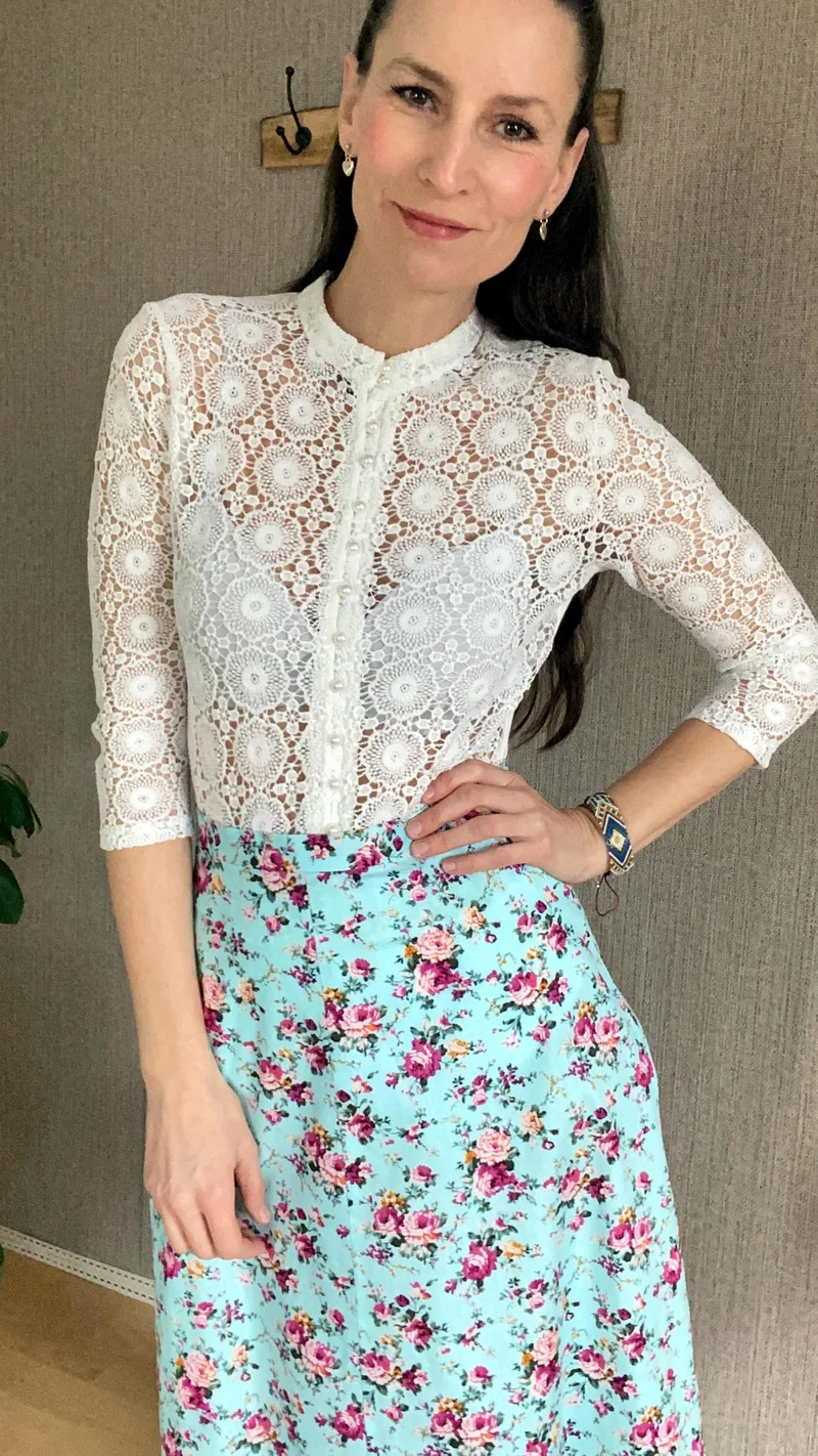 Eleganter Spitzenbody "Nicole"