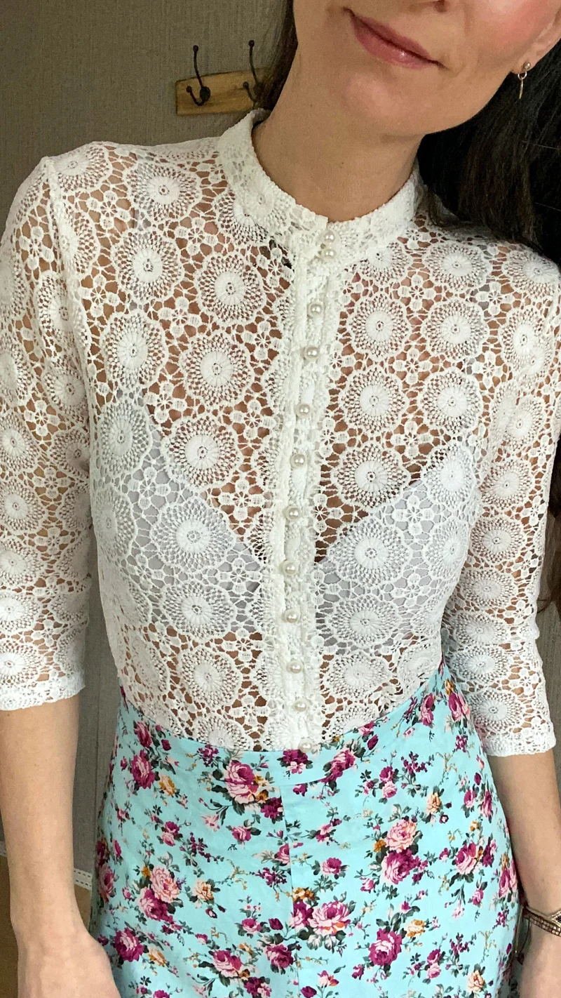 Eleganter Spitzenbody "Nicole"
