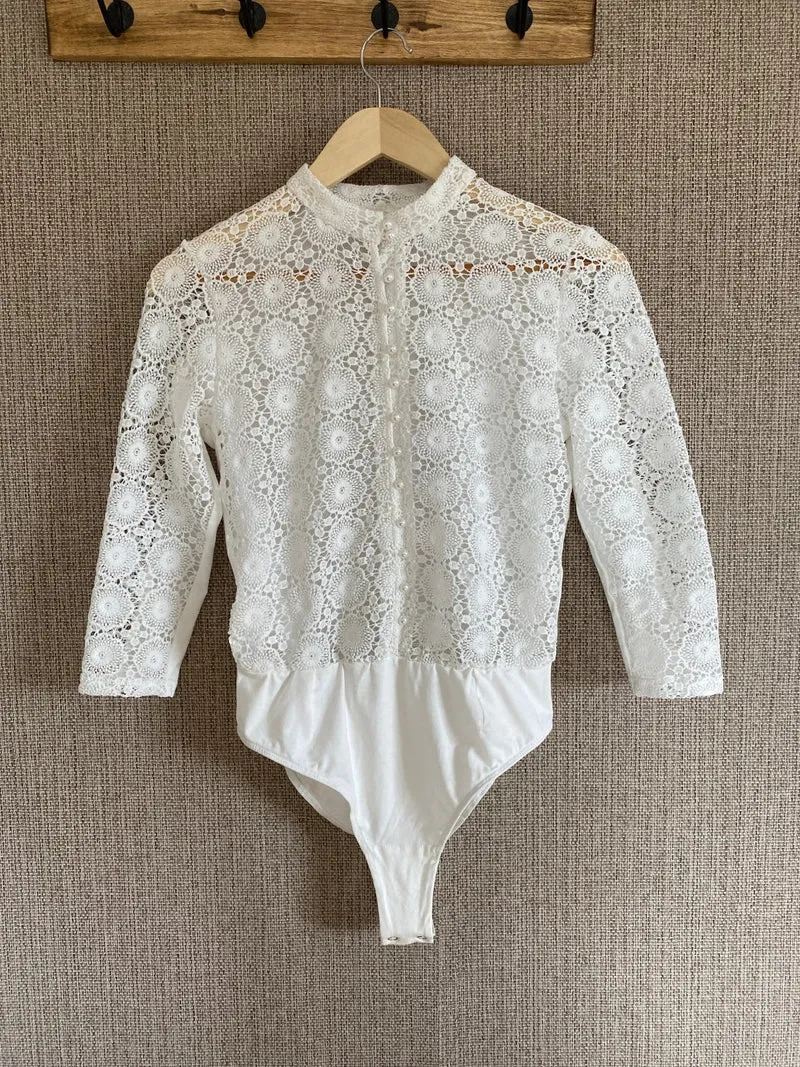 Eleganter Spitzenbody "Nicole"