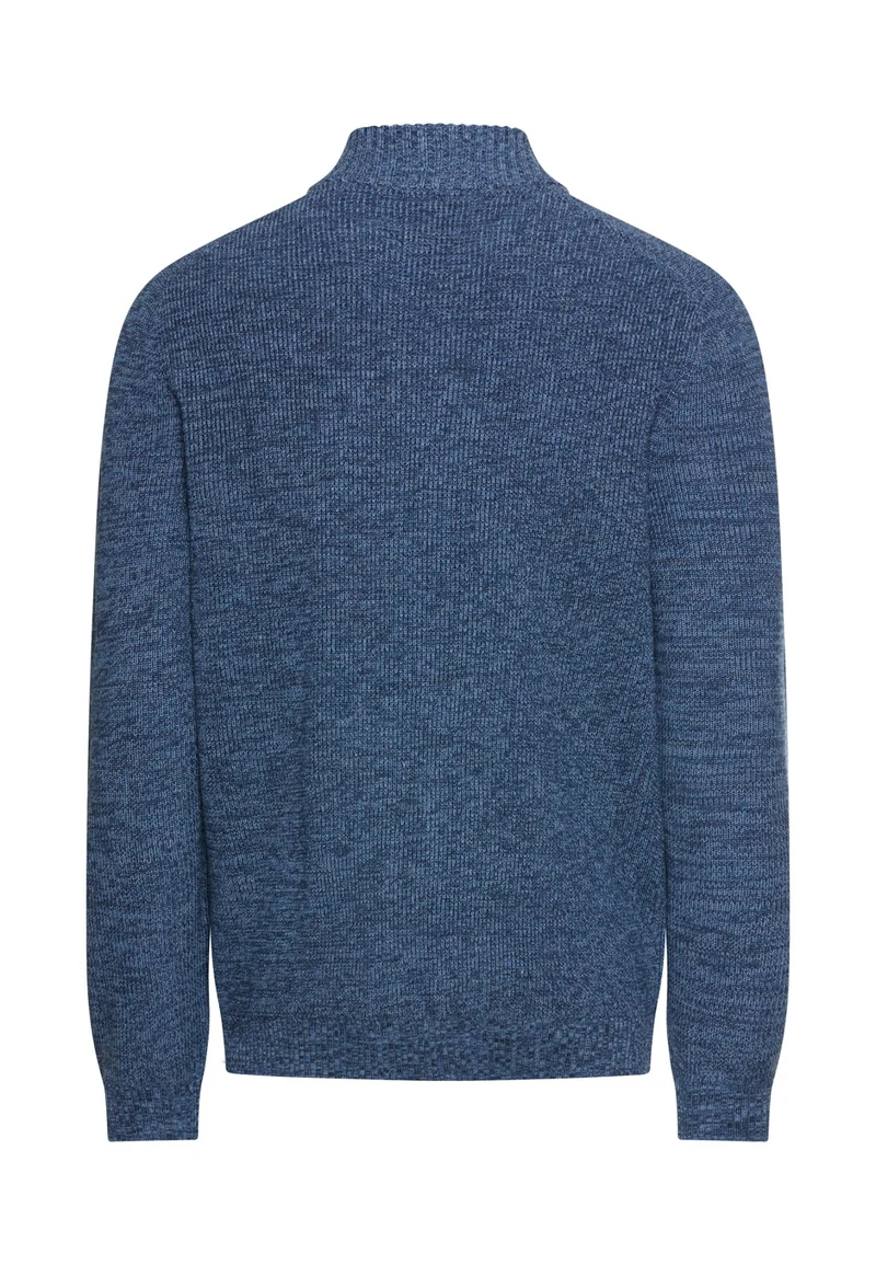Strickjacke mit Bomberkragen