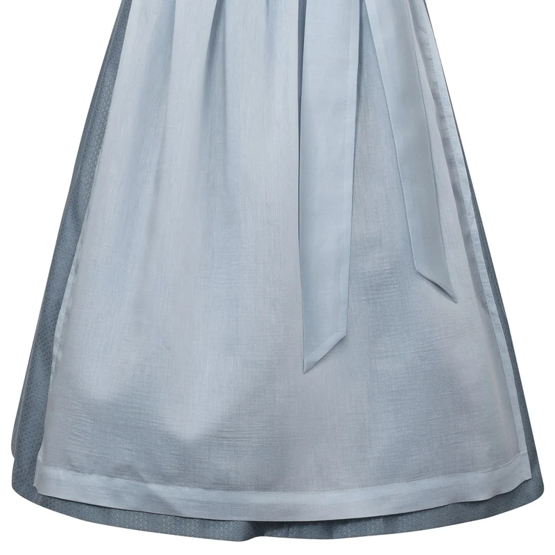 MarJo Dirndl Hochwinkel Hellblau Abnehmbare Flügelarme 70cm