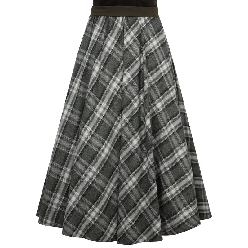 Madame Marie Dirndl Cyna Tanne Reißverschluss 75cm