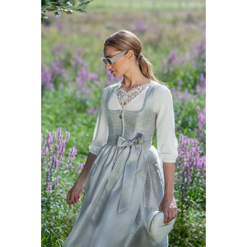 MarJo Dirndlbluse "Viechtach" 3/4 Arm | Offwhite