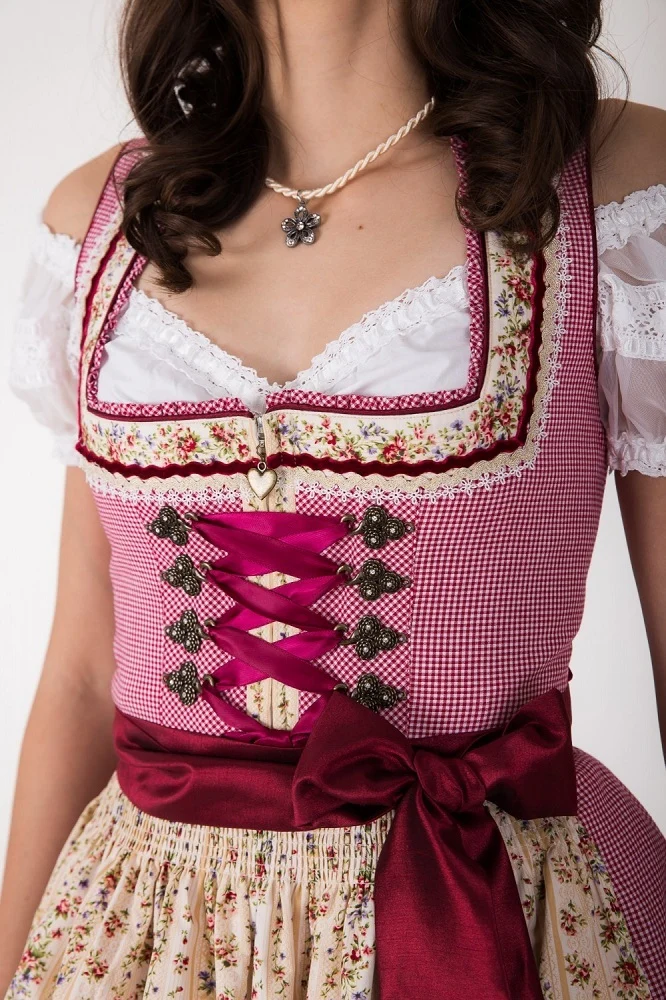 Krüger MADL Dirndl Glam Girl - Rot 60cm