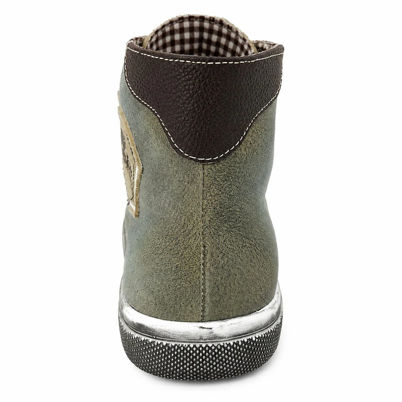 MADDOX Trachten Leder Schuhe Hohe Sneaker "Marinus" | Marmor/Stein