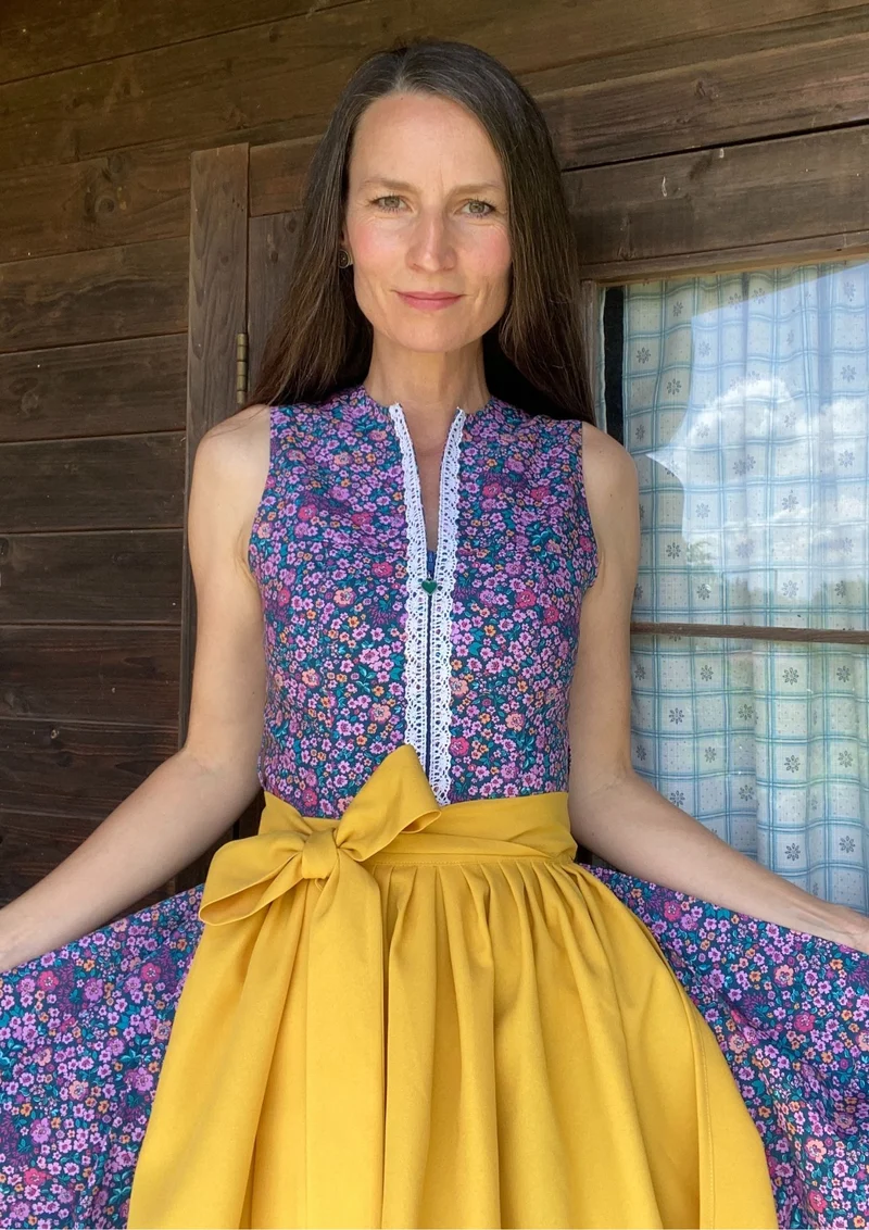 Dirndl "Malediven" Blumen